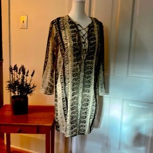 CAbi sheer polyester tunic